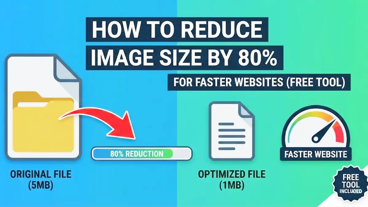 How to Reduce Image Size by 80% for Faster Websites (Free Tool)
